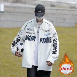 Men S Jackets American Jacket Fashionable Pilot Motorcycle Suit Hiphop Trendy Brand Loose Oversized Ruffian Handsome Top Spring Autumn