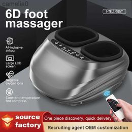 Electric massagers Electric Foot Massager Heating Therapy Shiatsu Deep Kneading Roller Air Bag Massage Machine Relief Chronic Pain Muscle TensionL231220