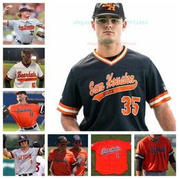 College Gavi Coldiron sam houston bearkats baseball jersey Customised any name any number all Jake Tatom stitched Chandler David Michael Watson Ben Penn Brewster