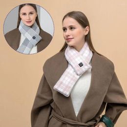 Scarves Smart Heating Scarf Electric Neck USB Heat Cervical Adjustment Proof 3 Levels Warm Cold Protection Temperature G M8M6