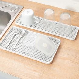 Table Mats 1PC Kitchen Double Layer Drainer Tray Sink Storage Drain Rack Dish Detachable Vegetable Draining Plate Organiser