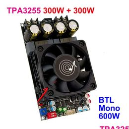 Karaok Player 2X300W Tpa3255 Btl Mono 600W Stereo Digital Amplifier Board High Power O Amp Drop Delivery Electronics Home Dhrtc