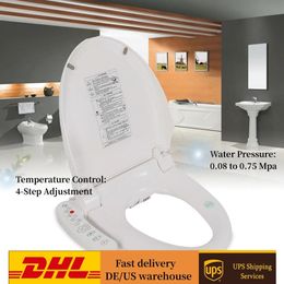 Toilet Seats Electric Smart Shower Seat Heated Automatic Cleaning 231219