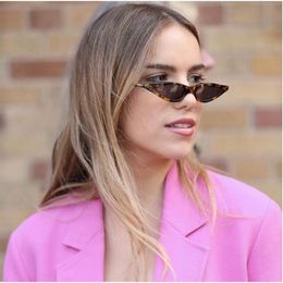 2018 New Style Cat Eye Sunglasses Women Small Triangle Eyeglasses Vintage Stylish Cat eye Sun Glasses Female UV400 Eyewear237k