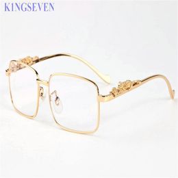 fashion attitude sunglasses for men women glasses leopard frames sunglasses women gold silver alloy metal frame new eyewear with b350M