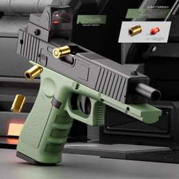 Simulation of 1911 Children's Toy Gun with Automatic Rifle Return Mechanical Repeater Gun and Empty Hanging Anti Blowing Soft Bullet Gun