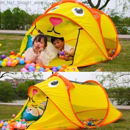 Toy Tents Kid Children Outdoor Indoor Lion Sport Portable Foldable Play Tent House Castle Gift Ocean Ball Poll Funny Time Game 2022 Hot Q231220