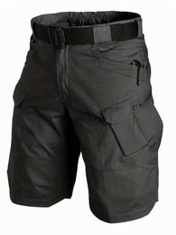 Men's Shorts American Plus Size Summer Men Multi-pocket Shorts Outdoor Hunting Fishing Cargo Shorts Tactical Short Pants Waterproof Quick Dry YQ231220