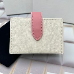designer coin purse luxury card holder purses women wallet Flap luxurys bags Pink genuine leather bag mini men Bags Hiking black Fashion zippers High quality wallets