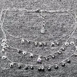 Chains U NOde 50 2023 Fashion Electroplated 925 Silver Exquisite Light Necklace Jewelry Gift
