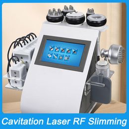 Salon Slimming Machine Multifunctional 9 in 1 Cavitation RF Laser Vacuum EMS Cold Hammer 7 Colours Light Photon Therapy Skin Care Body Shaping Tightening Face Lifting