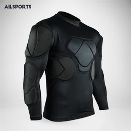 Other Sporting Goods sports safety protection thicken gear soccer goalkeeper jersey t-shirt outdoor elbow football jerseys vest padded protector 231219