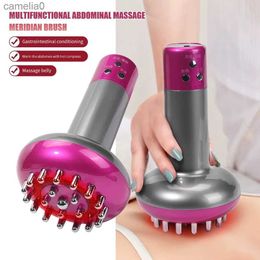 Electric massagers Red Light Microcurrent Massager Electric Lymphatic Drainage Machine Meridian Body Massage Anti Cellulite Guasha PhysiotherapyL231220