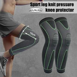 Elbow Knee Pads Leg Support Protectors Brace Compression Long Full Legs Sleeve Arthritis Relief Running Gym Sport 231219