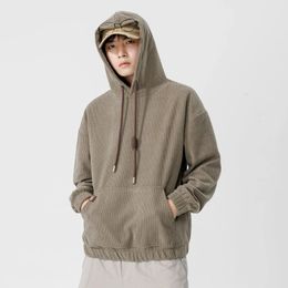 Men's Hoodies Sweatshirts Fashion Solid Color Jogging Sweatshirt Casual Hoodie Men's Pocket Heating Academy Style Hoodie 231220