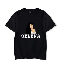 Selena Quintanilla T-shirt Women Hip Hop Fashion 90s T Shirt Men Streetwear Y2K Punk Gothic Tops Summer Cotton Short Sleeve Tee