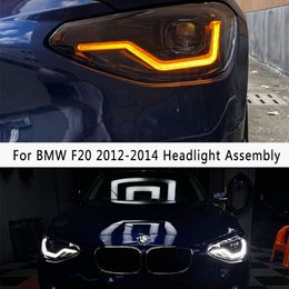 Daytime Running Light For BMW F20 LED Headlight 2012-2014 Headlights 1 Series 116i 118i Front Lamp Dynamic Streamer Turn Signal