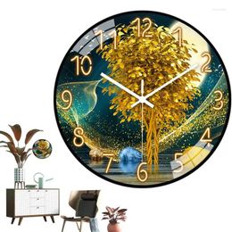 Wall Clocks Modern Clock Decorative Non-Ticking Silent Decor Battery For Study Room Home