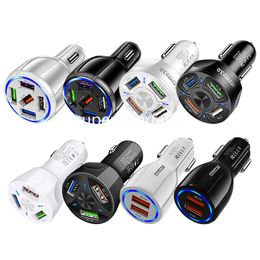 Universal Fast Quick Phone Chargers QC3.0 2 3 4 5 USB Ports Car Charger Adapter For Iphone 11 12 13 14 15 Pro Max Samsung s22 s23 s1