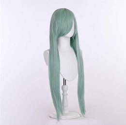 Seven major sins Elizabeth light green women's cosplay wig cosplay anime wig long straight hair set