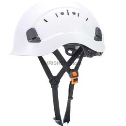 Climbing Helmets ABS Safety Helmet Construction Climbing Steeplejack Worker Protective Helmet Hard Hat Cap Outdoor Workplace Safety SuppliesLf1220