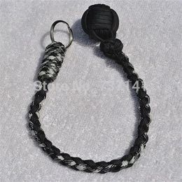 Paracord Monkey Fist keychain 1 Steel Ball Self Defense is Handcrafted in China334N