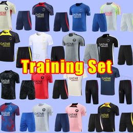 2023 2024 soccer Tracksuits maillot de foot MBAPPE HAKIMI MARQUINHOS VERRATTI football shirt 23 24 SERGIO RAMOS FABIAN hommes KIT Training sets SHORT SLEEVE