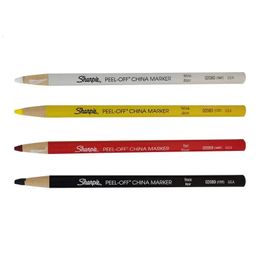 Crayon China Glass Pencils With Cleanly Damp Marker Marks Color Easily Sharpie Cloth Roll PEELOFF Metal Paper On 12pcs 231219