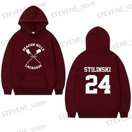 Men's Hoodies Sweatshirts Mens Hoodies Teen Wolf Hoodie Men Stilinski 24 Lahey McCall Pullover Sweatshirt Male Print Hooded Hip Hop Hoodies Streetwear T231220