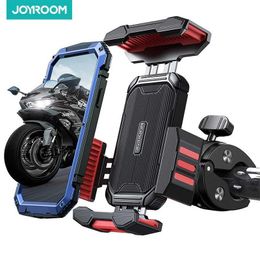 New Motorcycle Phone Holder Bicycle Phone Holder One Hand Operation Handlebar Shockproof Bike Mobile Phone Holder GPS Clip