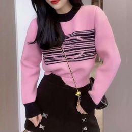 Womens Brands Designers Sweater Pink Letters Pullover Men S Hoodie Long Sleeve Sweatshirt Embroidery Knitwear Winter Clothes 2023 CC 9947ESS