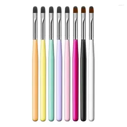 Nail Art Kits 1PC Multi-color Round Head Polish Pen UV Gel Extension Builder Coating Potherapy DIY Manicure Accessories Tool