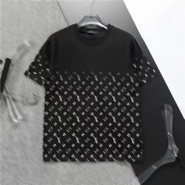 Men tee shirt Luxury Mens Black Letter shirt mens fashion Printed Shirts Short Sleeve Fashion Brand Designer Cotton T Shirt Woman Short Man Short Set luxe