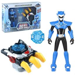 Transformation toys Robots Mini Force Transformation Dinosaur Toys with Sound and Light MiniForce X Simulation Animation Summoner Mini Agent Toy 231219