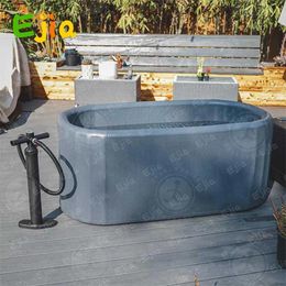 tubes OEM Inflatable Ice Baths Cold Plunge Bath Inflatable Bath Tub With Pump For Adult