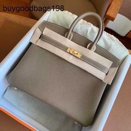 Designer Bag Handbags Handmade 7a Customized Bk Platinum 25 30 35 Hand Nail Original Togo Leather Epsom Handheld Womens Hc4z A6EG