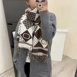 Designer Scarf Women Cashmere Full Letter Printed Soft Touch Warm Wraps with Tags Autumn Winter Long Shawls Encounter Stood Slyt