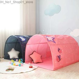 Toy Tents Kids Portable Bed Tent Toy Folding Small Play House Children Space Toy Tent Boys Girls Indoor Outdoor Game House Room Decor Q231220