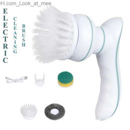 Cleaning Brushes 3 in 1 Electric Spin Scrubber Electric Cleaning Brush Cordless Power Scrubber Handheld Power Shower Scrubber for Bathtub Sink Q231220