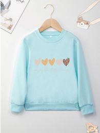 Fashion Kids Comfy Sweater Four Seasons Outdoor O Neck Dropship Y2K Minimalist Print Sell Products Cute Baby Sweatshirt 231219