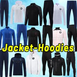 2023 2024 soccer Tracksuits maillot de foot MBAPPE HAKIMI MARQUINHOS VERRATTI football shirt 23 24 SERGIO RAMOS FABIAN hommes Long sleeve Coat Jacket Hoodies