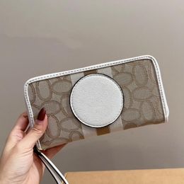 Portafogli di moda designer Luxurys Womens Long Wallet Pulses Letters Creed Card Card Holders Ladies Plaid Money Clutch Borse con portafoglio AA di alta qualità con scatola