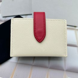 white purse credit card holder coin wallet keychain Flap luxury bags genuine leather designer bag mini Ladies wallets Shopping Fashion zippers High quality wallets