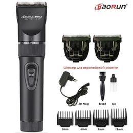 BaoRun Professional Hair Clipper 2000mAh Lithium Battery Trimmer Beard Shaving for Men Electric Cutter Cutting Machine 231220