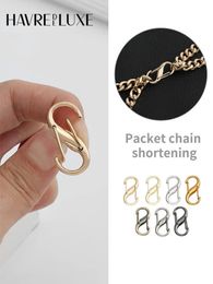 Bag Parts Accessories Chain Adjustable Belt Pack High Quality Metal ShortenedBuckle Shoulder Artefact Single Purchase 231219