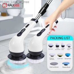 Cleaning Brushes Electric Brush Window Bathroom Kitchen Toilet Multifunctional 9 in 1 Household Rotating Q231220