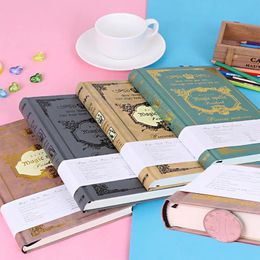 A5 European Thickened Retro Magic Book Student Notebook Stationery Creative Office Notepad Gift Diary School Supplies 231220