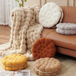 Pillow Ins Sandwich Biscuits Plush Nordic Aesthetic Biscuit Stuffed Sofa Soft Chair Berber Fleece