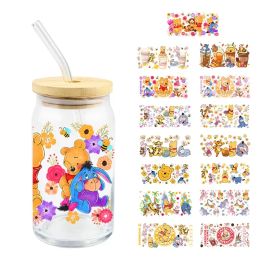 UV DTF Cup Wrap UV DTF Transfer Sticker Rub on Transfer Stickers for Glass Cups,Waterproof Clear Film Transfer Paper 9.3*4.2inch 12 LL