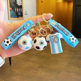 Fashion jersey designer keychain Kawaii football star doll keychain Basketball Men's car keychain Original keychain boyfriend gift keychain